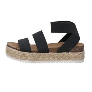Pierre Dumas Espadrille Platform Sandals NWT